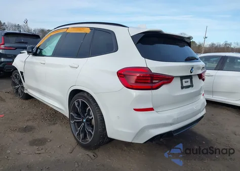 2020 BMW X3 M Competition z USA, uszkodzony, nr VIN 5YMTS0C02L9B31573